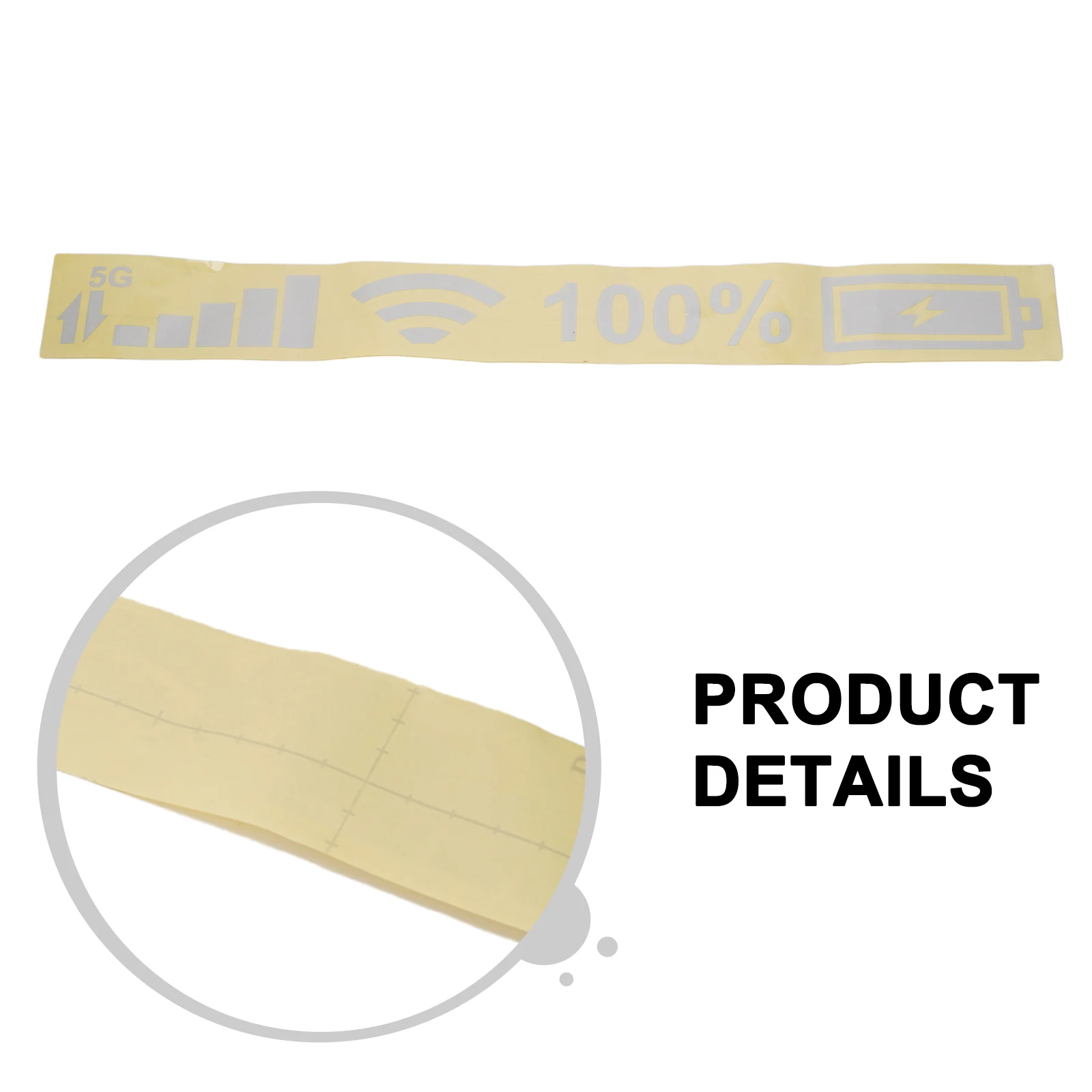 Accessories Battery Signal Multi No Background for surface Clear Transfer Tape for credit Card Die Cut Decals Dry Installation
