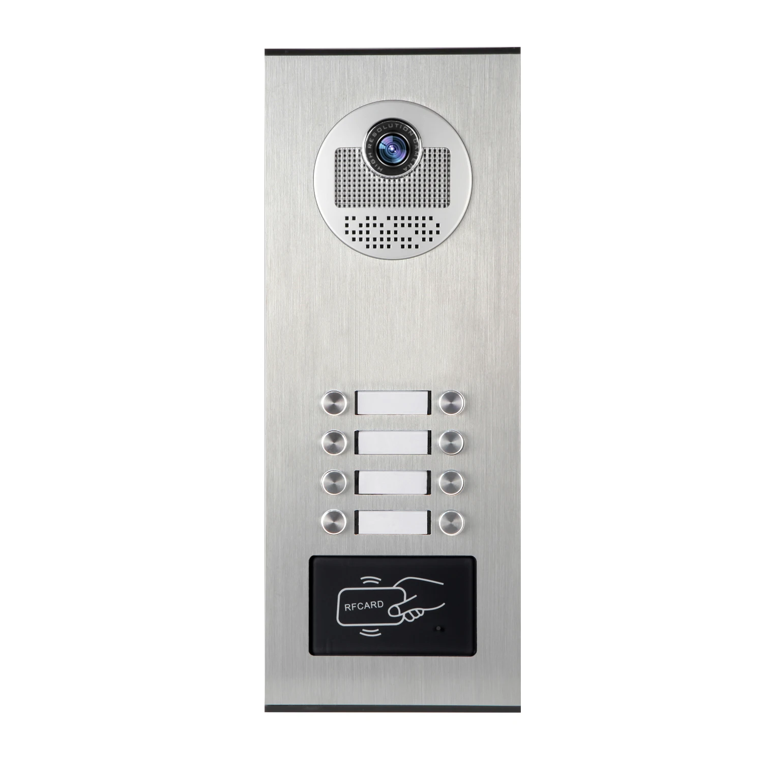 2-12 Units Building Video Intercom Apartment Video Door Phone System HD Camera 7" Monitor Video Doorbell With RFID Card Unlock