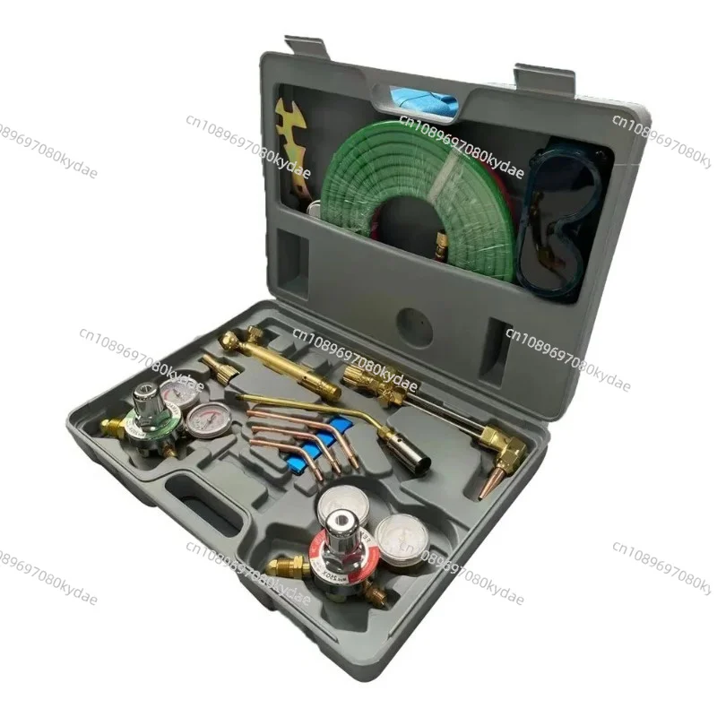 

Portable Gas Welding Cutting Torch Set With Storage Box Industrial Maintenance Hand Work Tools