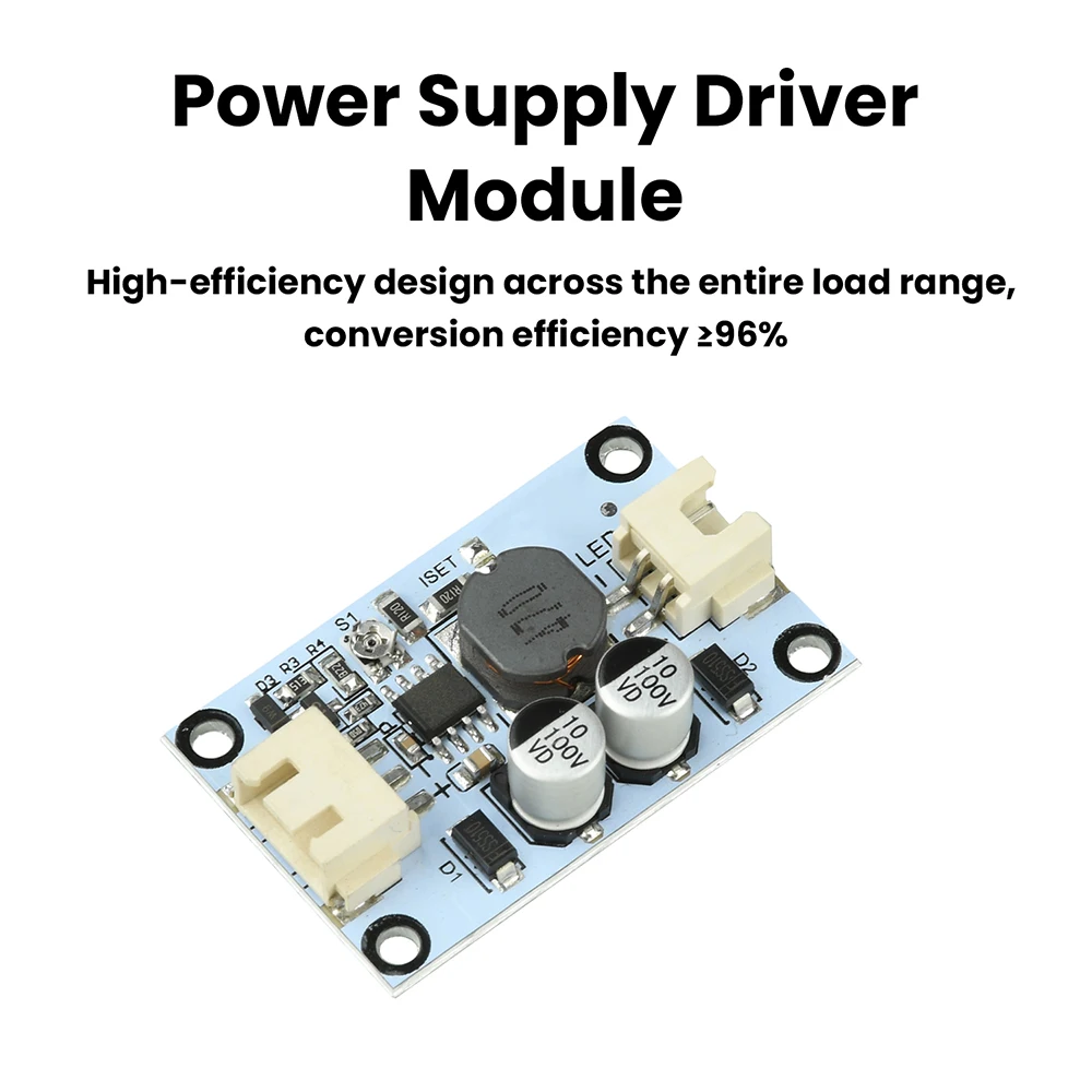 Image of DC 5-85V LED-Treibermodul 2,5A Einstellbarer Konstantstrom PWM-Dimmer für Automobil- und Solarbeleuchtung