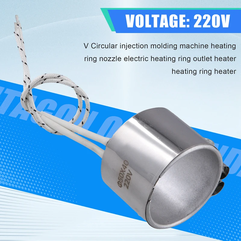 Band Heater Stainless Steel Wattage 220V Inner Dia.50Mm For Electronic Equipment Joyous