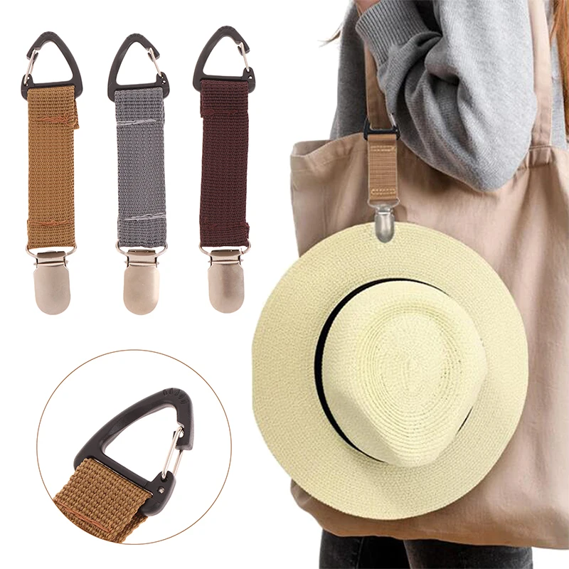 1PC Multi-purpose Glove Organizer Outdoor Travel Straw Hat Clip Portable Hat Companion Bag Clip DIY Accessories