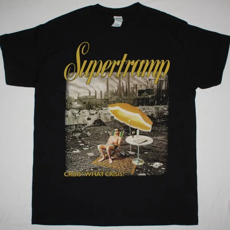 Supertramp T-Shirt Crisis Was Geschenk für Fan Te5526