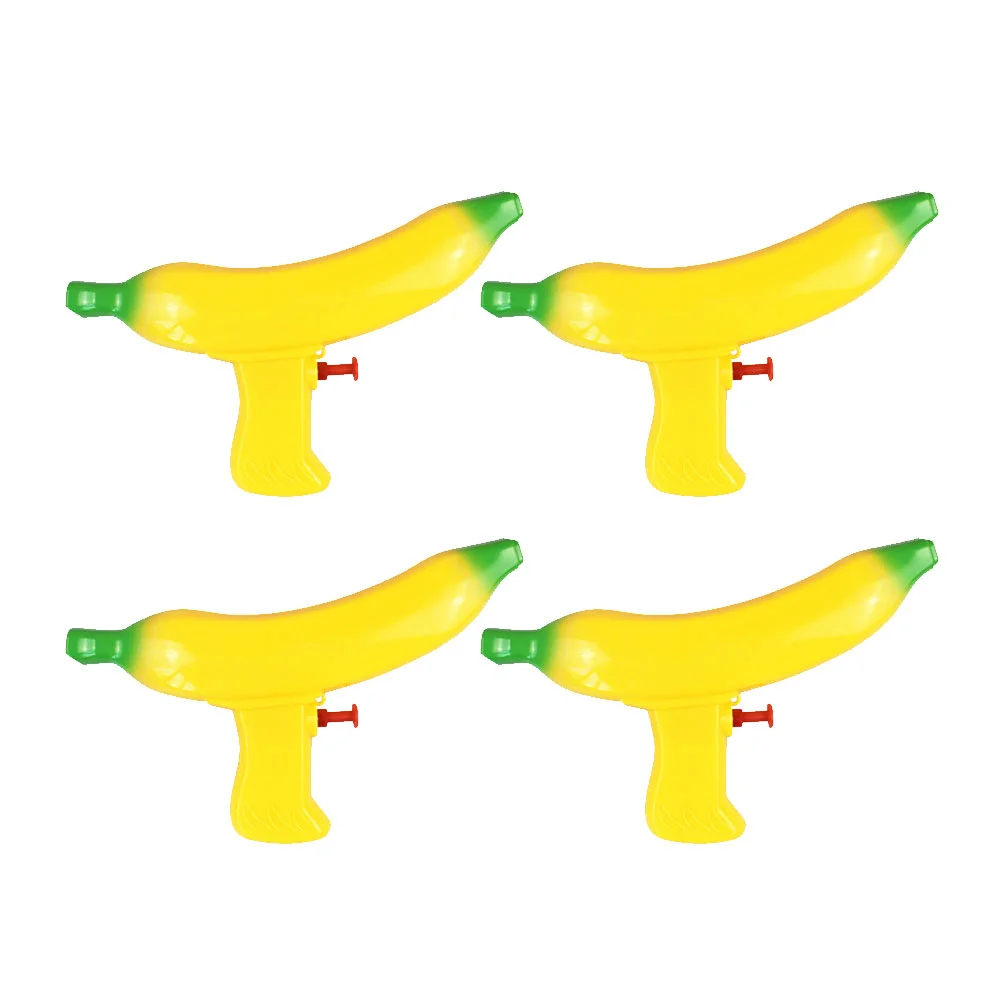 

4pcs Banana Shape Water Soaker Toys Cartoon Play Water Toy Funny Summer Beach Playthings for Kids Children