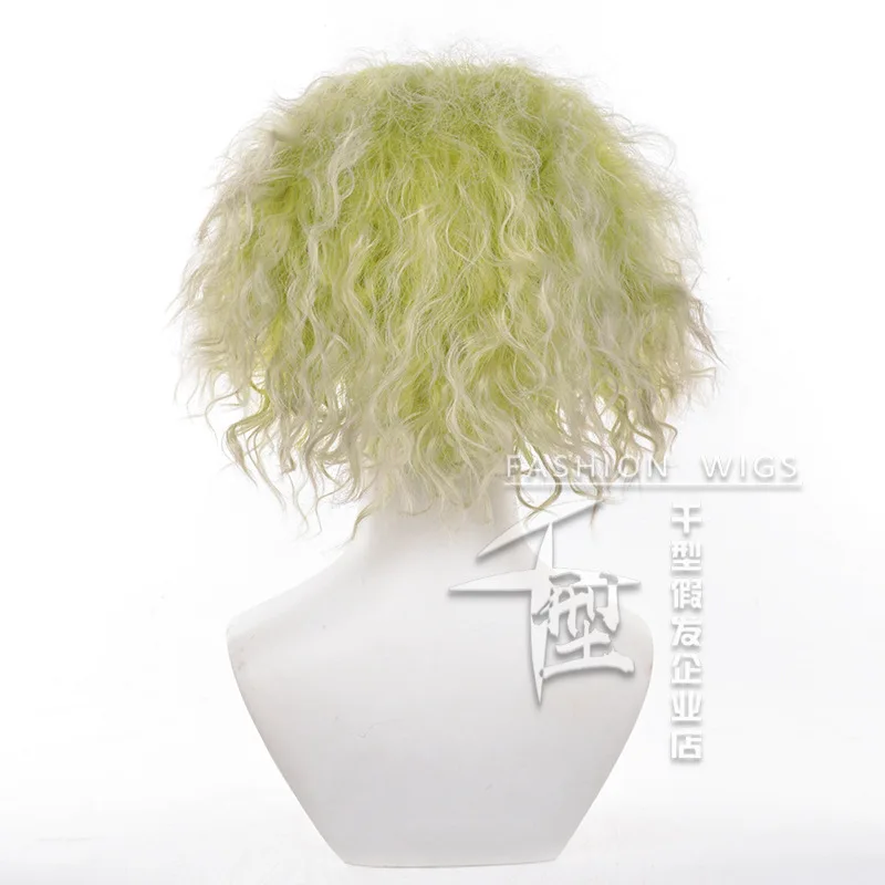 Pelucas de Cosplay de escarabajo, disfraz corto de Michael Keaton de 30cm, pelo sintético resistente al calor, fiesta para hombres + gorro de peluca