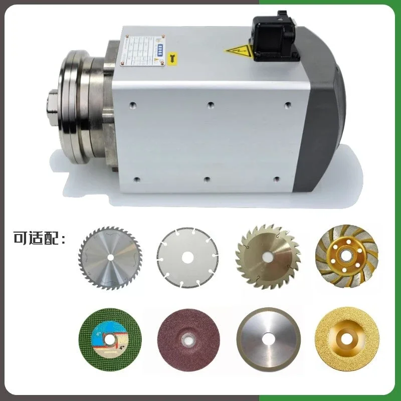 High-speed cutting motor 6KW6000 rpm metal material stone ceramic glass woodworking plastic sawing electric spindle