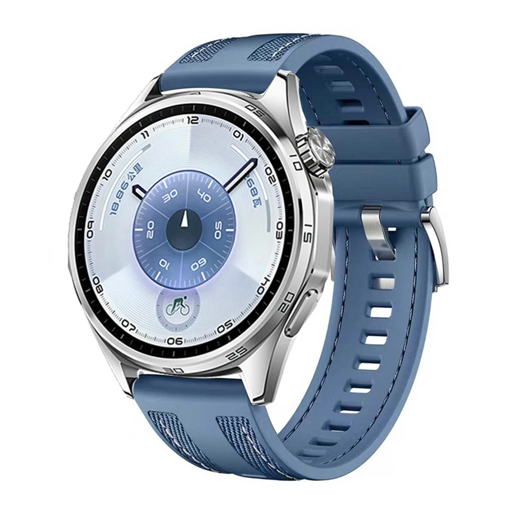 Official Strap For HUAWEI WATCH GT 6 5 4 46mm Watch 6 4 5 Pro GT 3 2 Pro 46mm 22mm Nylon Sports Composite Silicone Band Bracelet