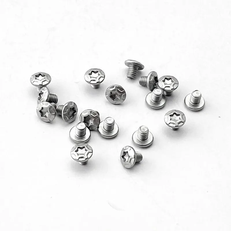 5pcs T8 Plum Head Screws Rivet Stainless Steel Fastening Shank Screws for Hunting Folding Tool Grip Screw Fitting