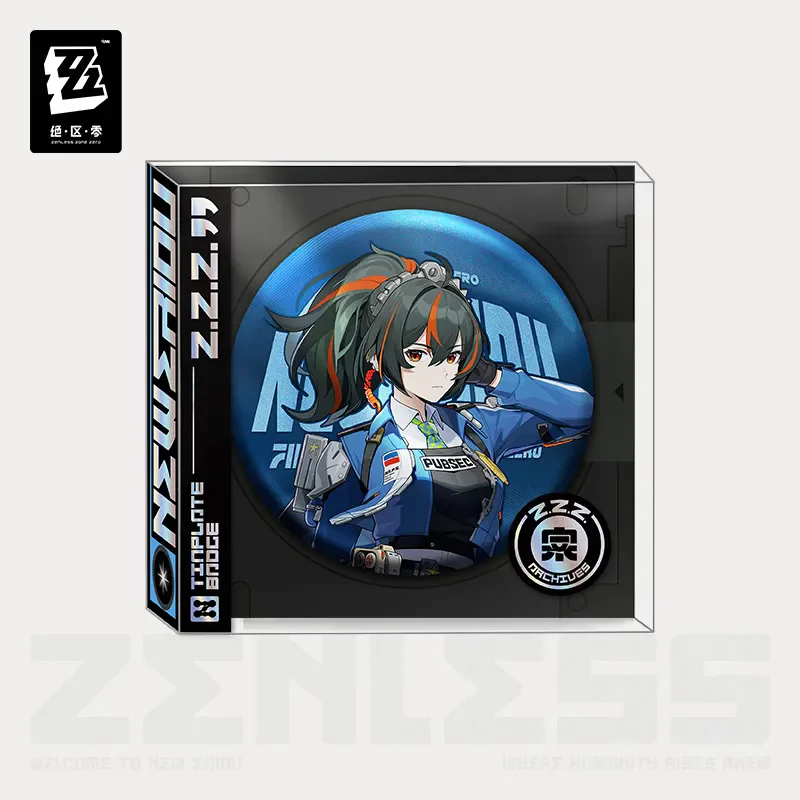 اللعبة الرسمية ZZZ Zenless منطقة صفر تشو يوان Qingyi تأثيري 75 مللي متر صفيح التلبيب دبوس أنيمي سيث Lowell ثلاثية الأبعاد لتقوم بها بنفسك بروش عيد الميلاد ﻿