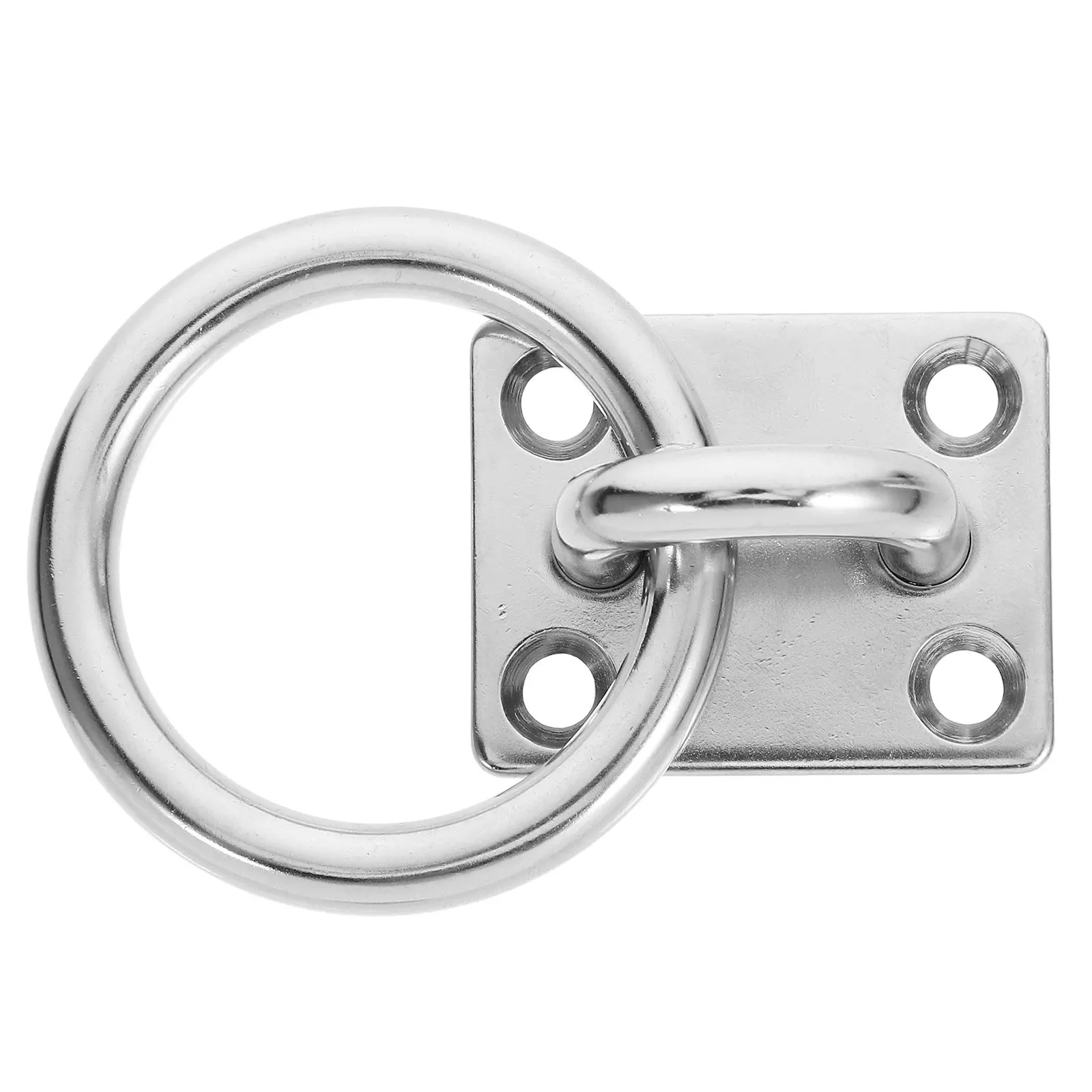 Square Eye Plate Hook Heavy Duty Stainless Steel Pad Eye Plate Ceiling Mount Hook for Hammock Rigging Outdoor Indoor Use