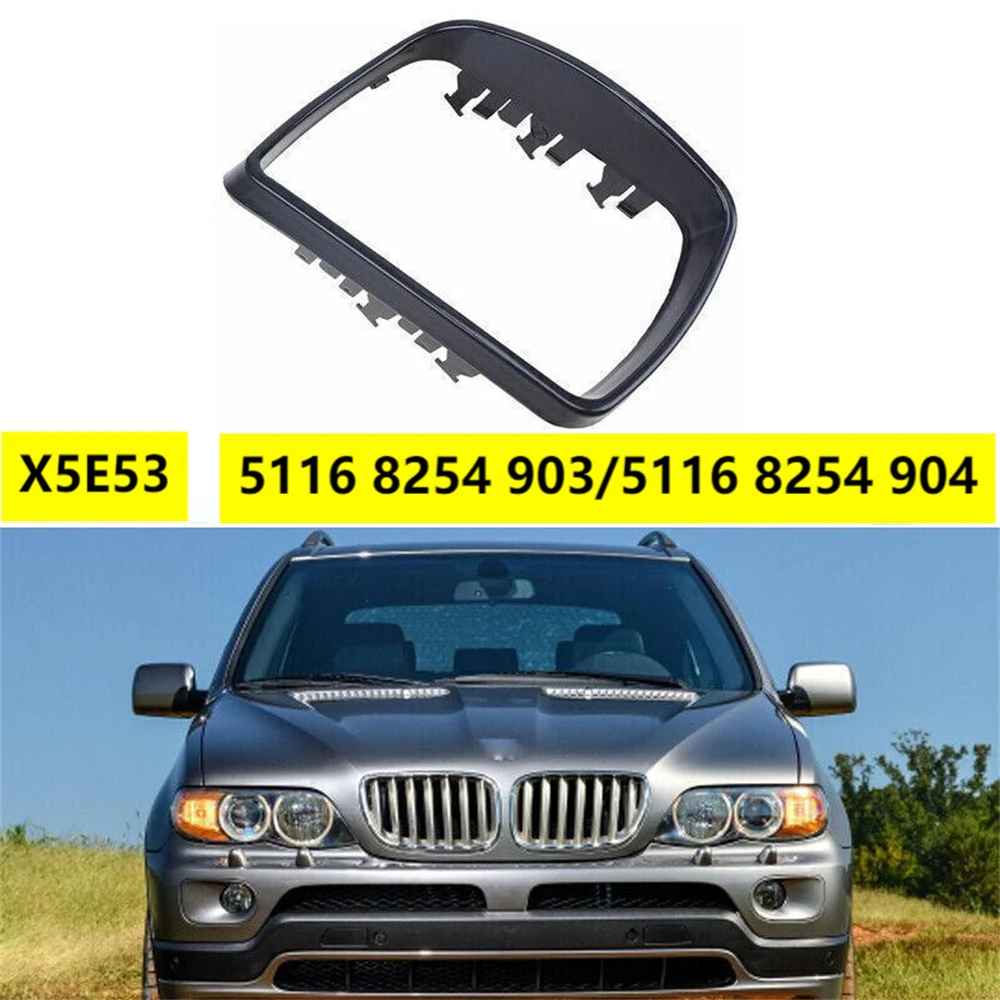 

Door Mirror Frame Side Mirror Trim Ring for BMW E53 X5 3.0d 3.0i 4.4i 1999-2006 Automobile Accessories 51168254904 51168254903