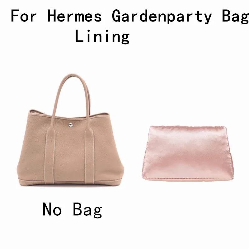 

Pure Handmade Silks Fabric Bag Support Lining For Hermes Garden Party 30 36 Handbag Anti Deformation Collapse Bag Organizer