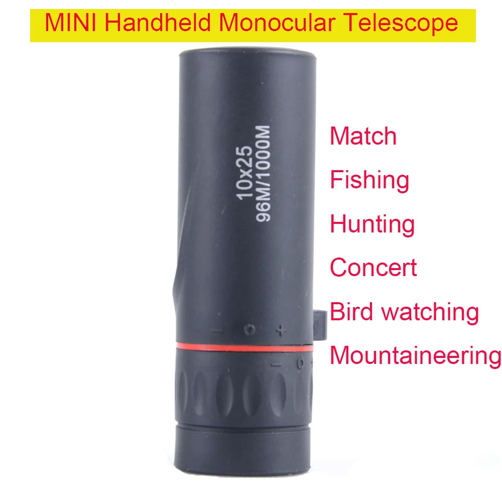 Hunting Super Monocular Telescope MINI Single Cylinder Mobile Camera Binocular Tourism Scope Low Light Night Vision