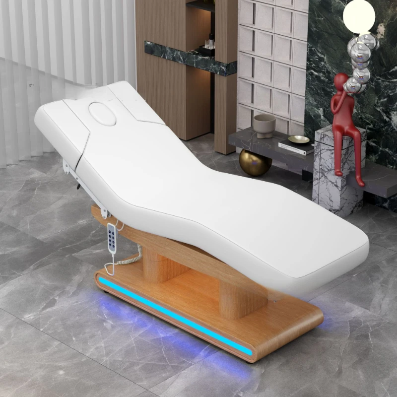 Hair Spa Latex Massage Tables Knead Physiotherapy Bed Electric Massage Tables Cosmetic Hairdressing Cama Beauty Salon Furniture