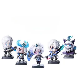 Original LOL League of Legends EDG Yuumi Zoe Viego Aphelios Mini Anime Action Figures Collectible Ornaments Model Gift