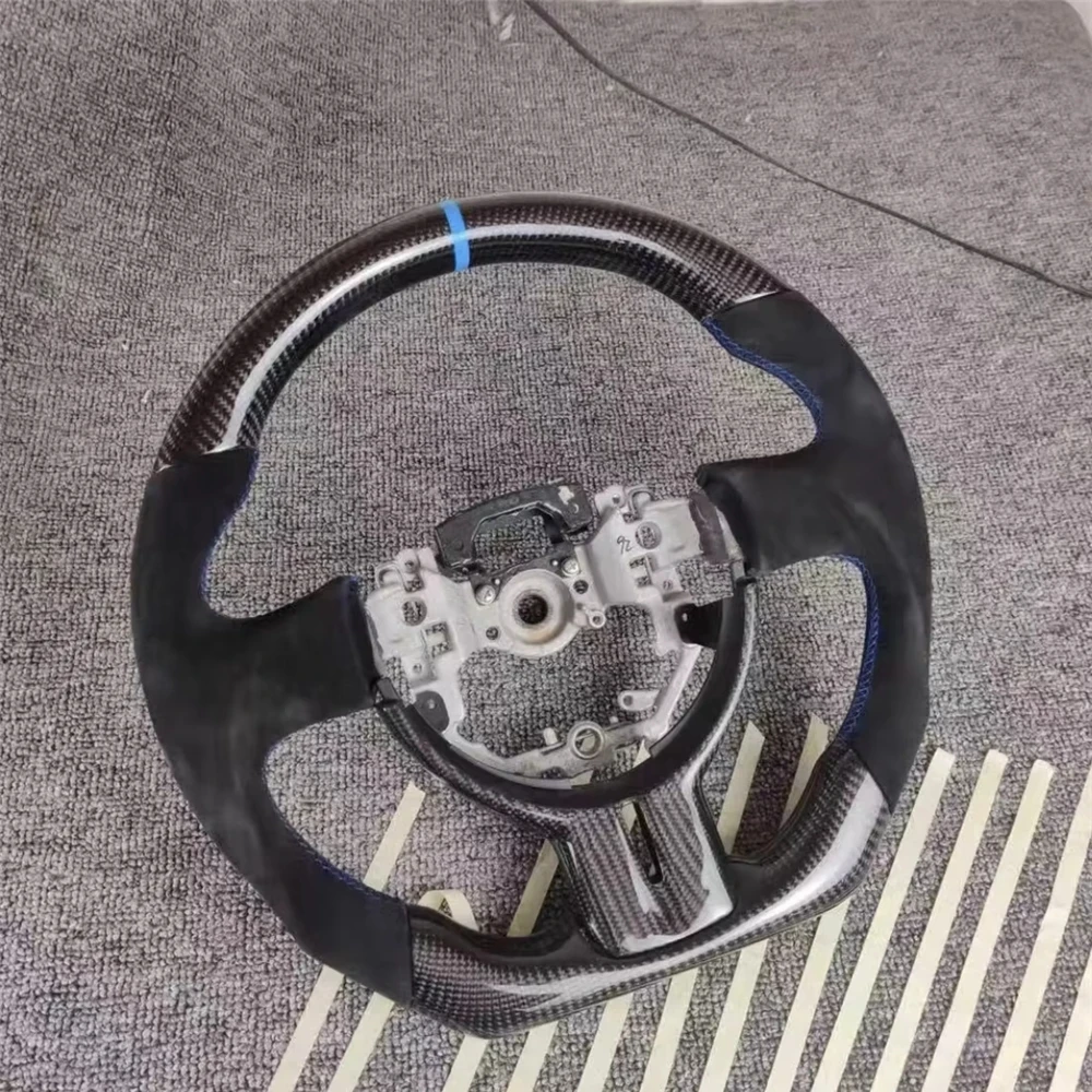 Hot Sale Custom Real Carbon Fiber Sport Racing Steering Wheel Car Interior Modification Auto Upgrade Accessories