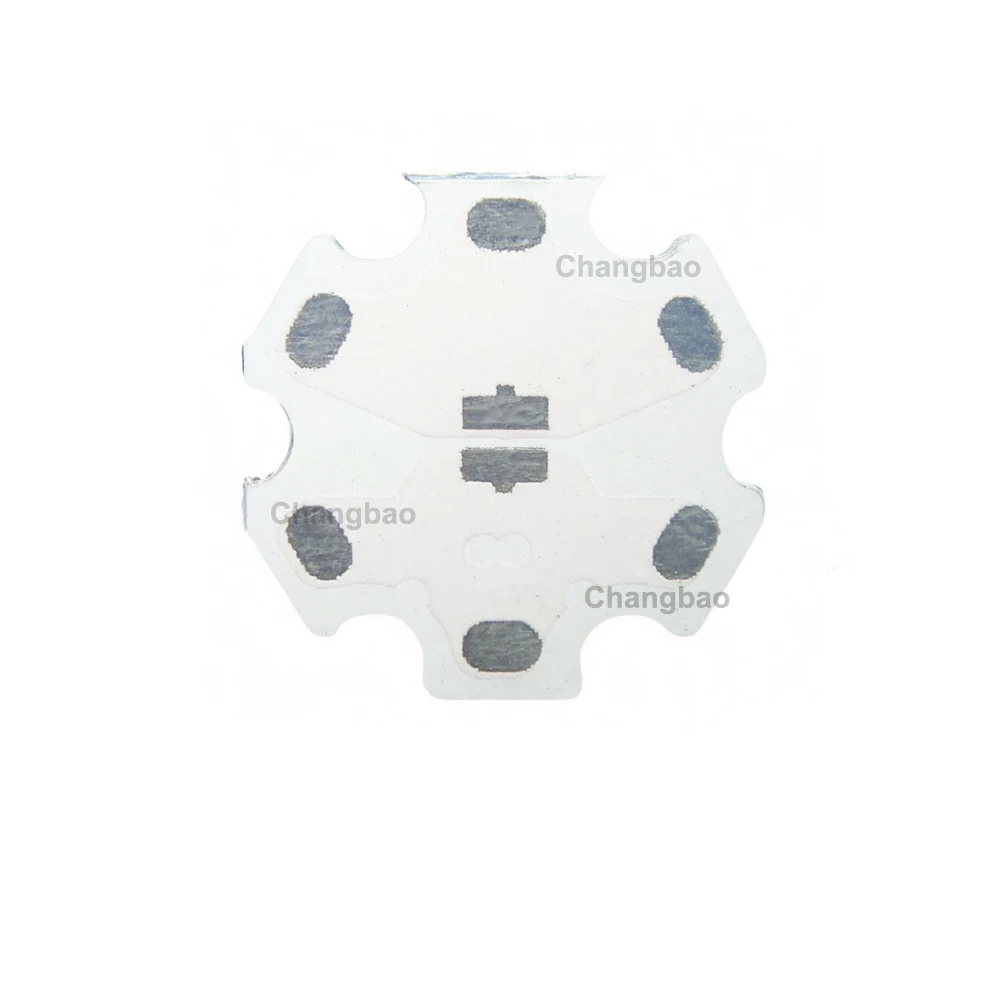 100pcs/lot Thermal Conduction 1.0W/MK 20mm Aluminum PCB for XTE/XPG/XPE 3535 High Power Leds