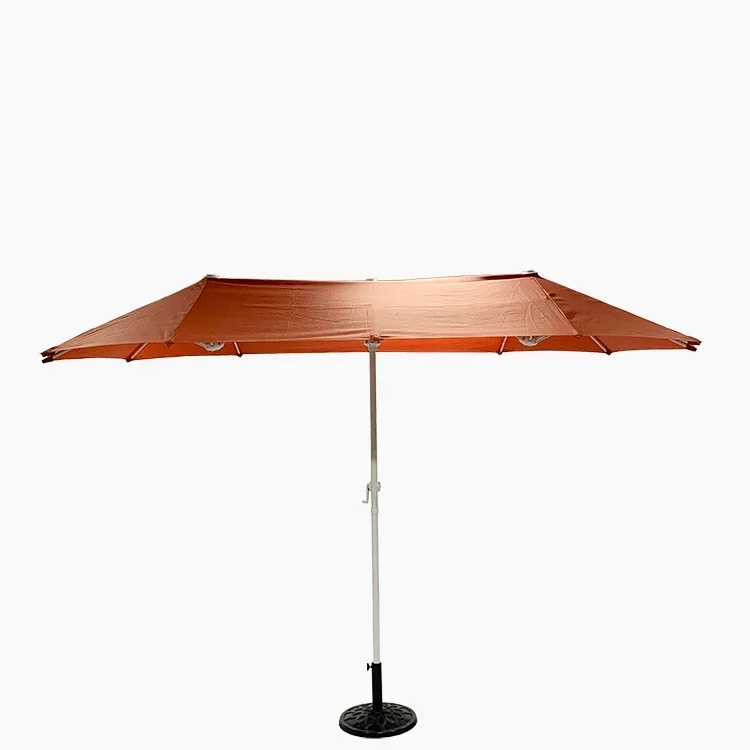 

Big Twin Patio Umbrella Garden Double-Sided umbrella Parasol with Crank