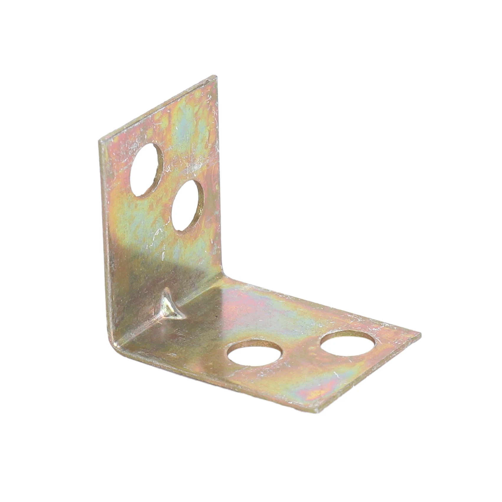 Metal Shelf Support 90 Degree 12pcs Brass Tone image 3