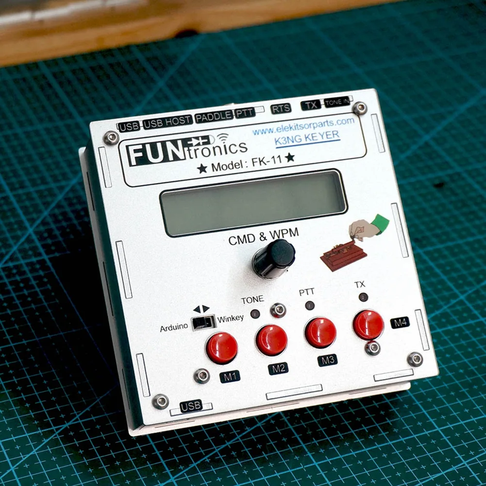 Imagem -04 - Open Source para Arduino cw Keyer Radio Telegraph cw Exerciser Aprendizagem Novo K3ng