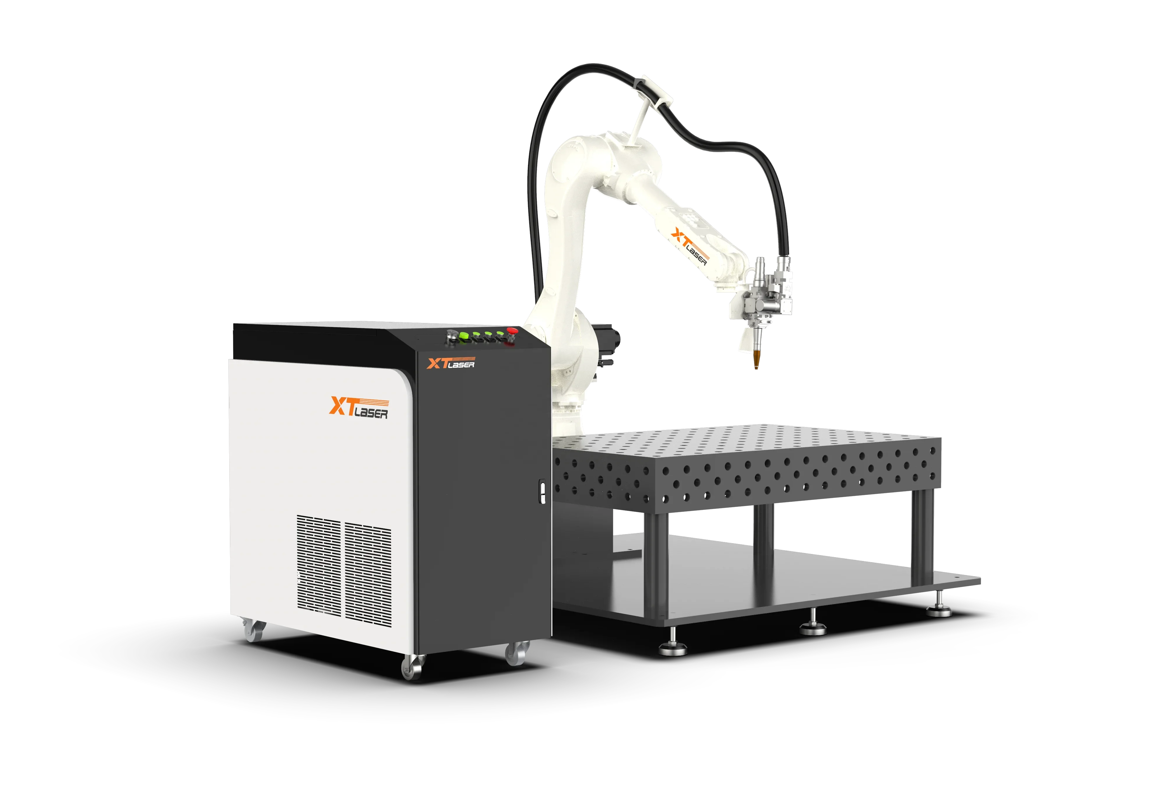 1000W 2000W 3000W Robot Laser Welding Torch  & Automated Robotic Arm Welding