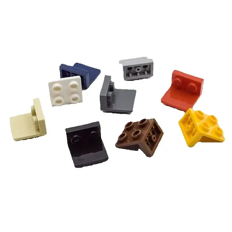 10 Stück / Los 99207 Halterung 1 x 2-2 x 2 umgekehrte Bausteine Moc-Zubehör kompatibel mit Ziegelspielzeug für Kinder