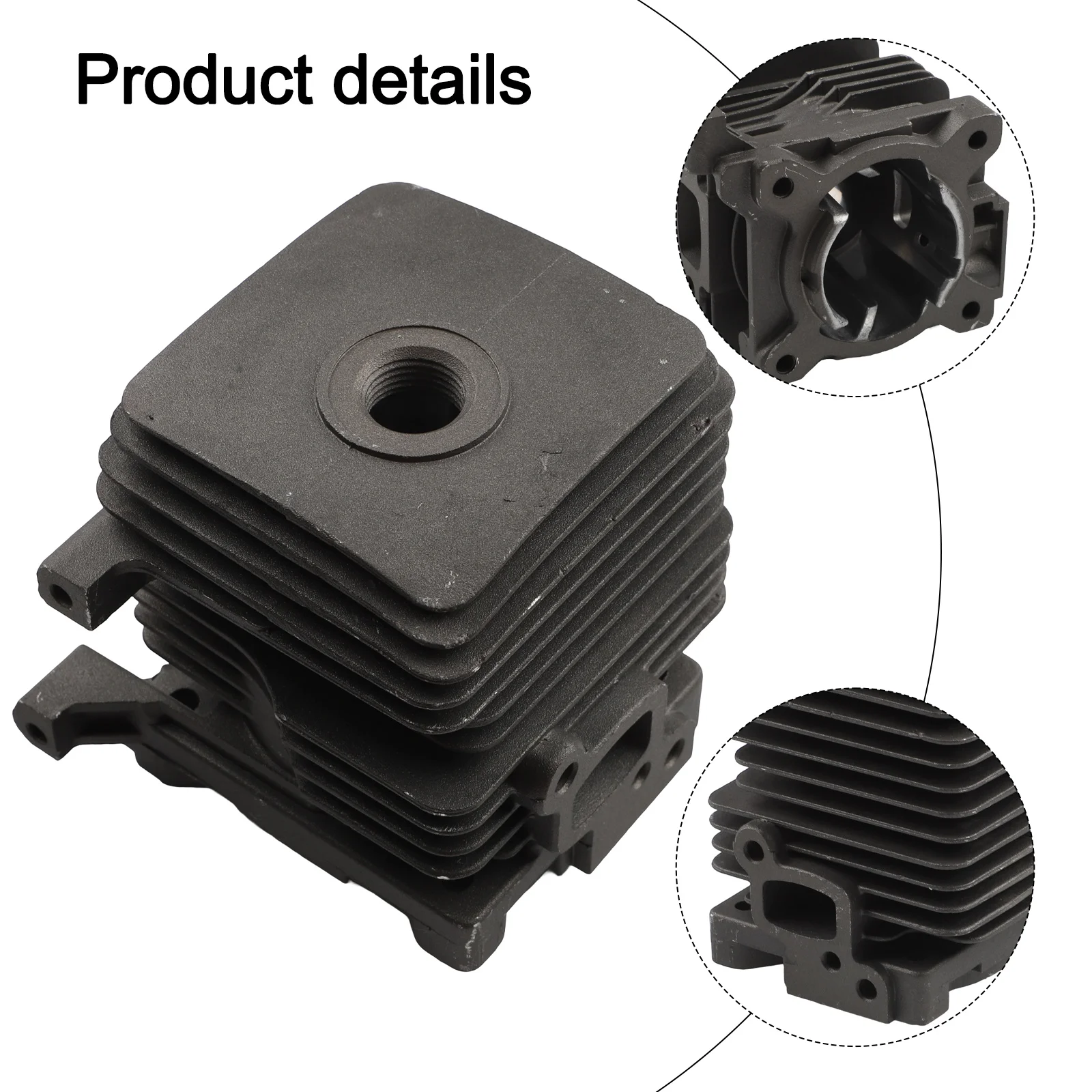 Cylinder Assembly 4140 020 1204 for FS38 FS45 FS55 HS45 KM55 PN Backpack Blower 34mm Bore Metal Direct Replacement