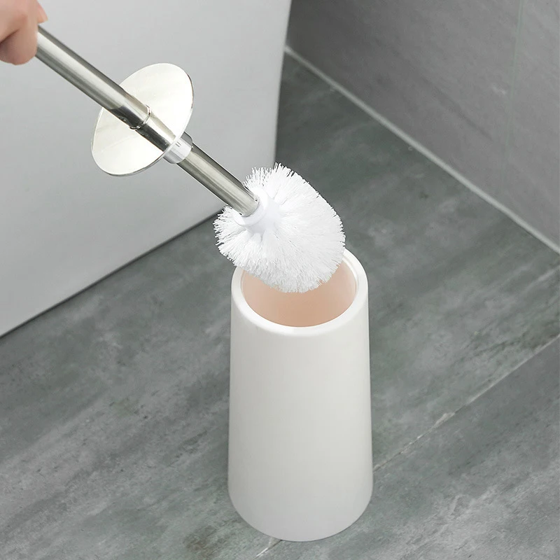 Creative Nordic Style Toilet Brush With Holder Wc Brush Bathroom Cleaning Brush Bath Accessories Household Floor Cleaning