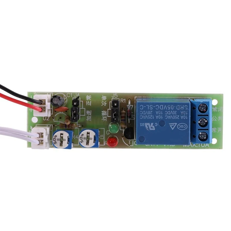 Módulo de retardo de tiempo, temporizador de relé de tiempo de ciclo ajustable, módulo de encendido/apagado, CC 24V 0-15 Min