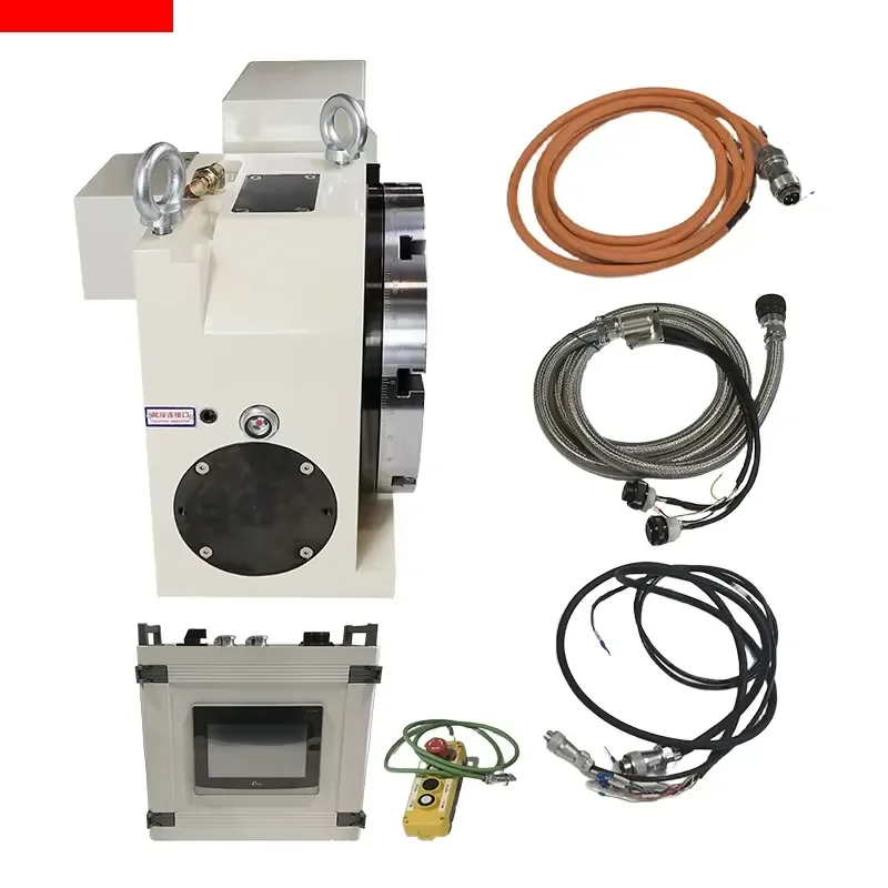 Precision 4 Axis CNC Indexing Rotary Table with Single Axis Controller TB-250 Technical Support 1 Year Warranty in Stock