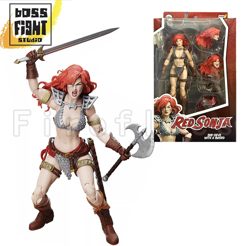 1/12 6インチ ボスファイトスタジオ アクションフィギュア レッド