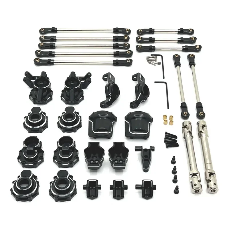 Vorne Hinterachse Lenkung Zugstange Tasse C Sitzstange Befestigungskomponenten Antriebswellen für RC Crawler 1/10 Auto 4WD HB R1001 R1002 R100