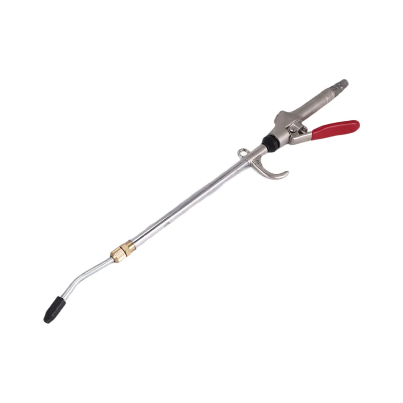 Pistola pneumatica per soffiaggio d'aria per autoveicoli - Pistola per polvere con ugello retrattile - Pistola per soffiaggio polvere in lega di alluminio - Accessori per compressori d'aria-A74P