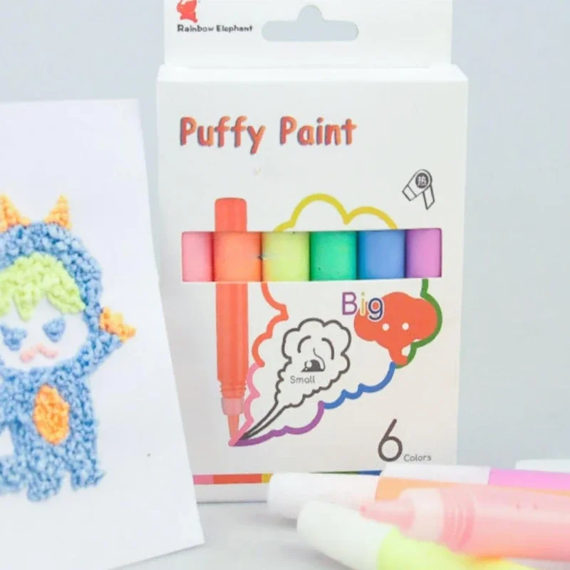 

Popcorn Pen 3D Cotton Children Album Bubble Pen Creative Personality Graffiti Paint Painting Cool Cute Multifunctional Play Pen