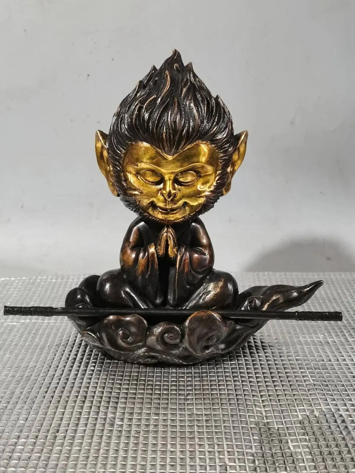 Antique Pure Copper Monkey King Sun Wukong