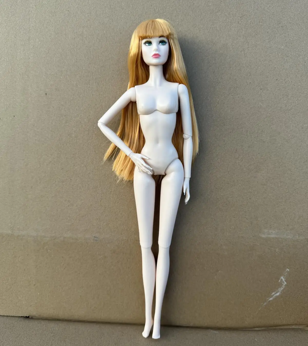 1/6 Scale Fashion PP Doll Figures With Bang Movable Joints Solid Collectible Doll For Kids And Collectors