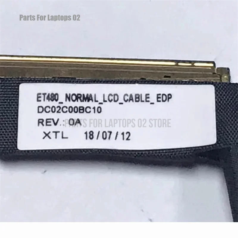 DD NEW Laptop LCD Cable For LENOVO ThinkPad T480 A485 ET480 DC02C00BC10  01YR501 NON-TOUCH 30PIN