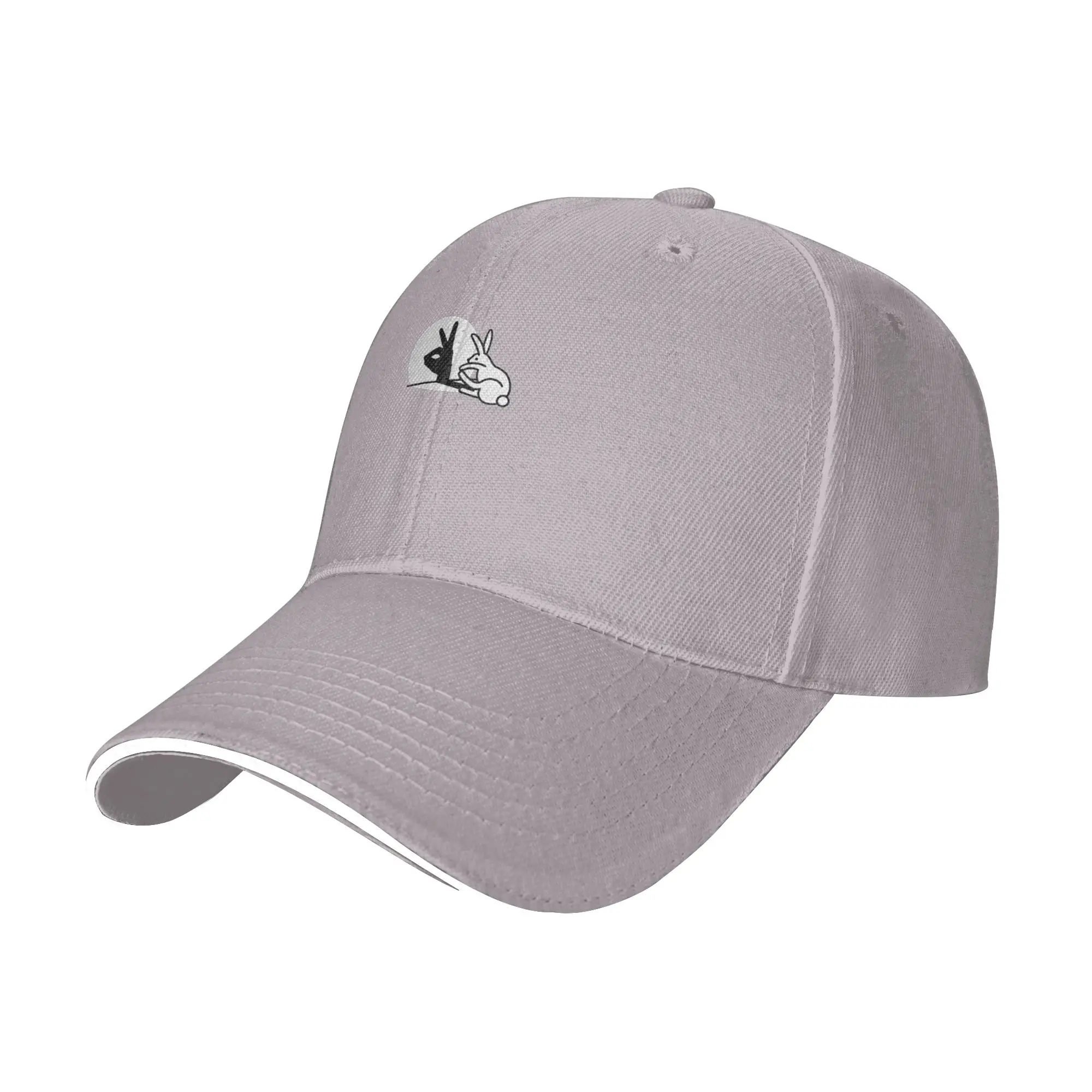 Hot Sale Funny Rabbit hand shadow puppets humor pop art Baseball Cap  Comfortable Cap  Sun Protection Travel Cap
