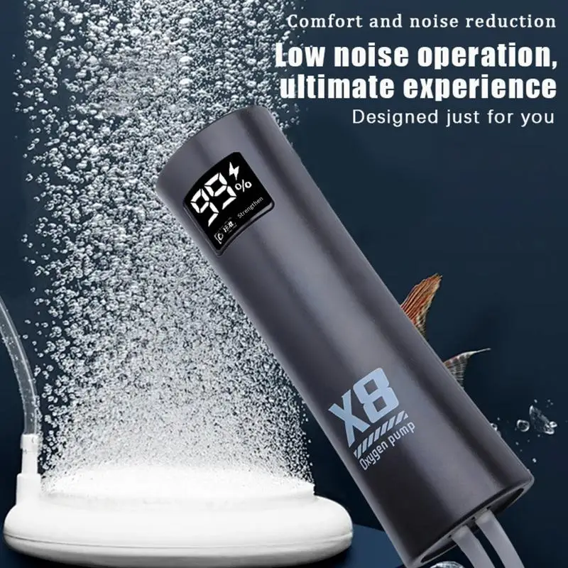 

USB перезаряжаемый мини-кислородный аэраторный насос для рыбалки на открытом воздухе