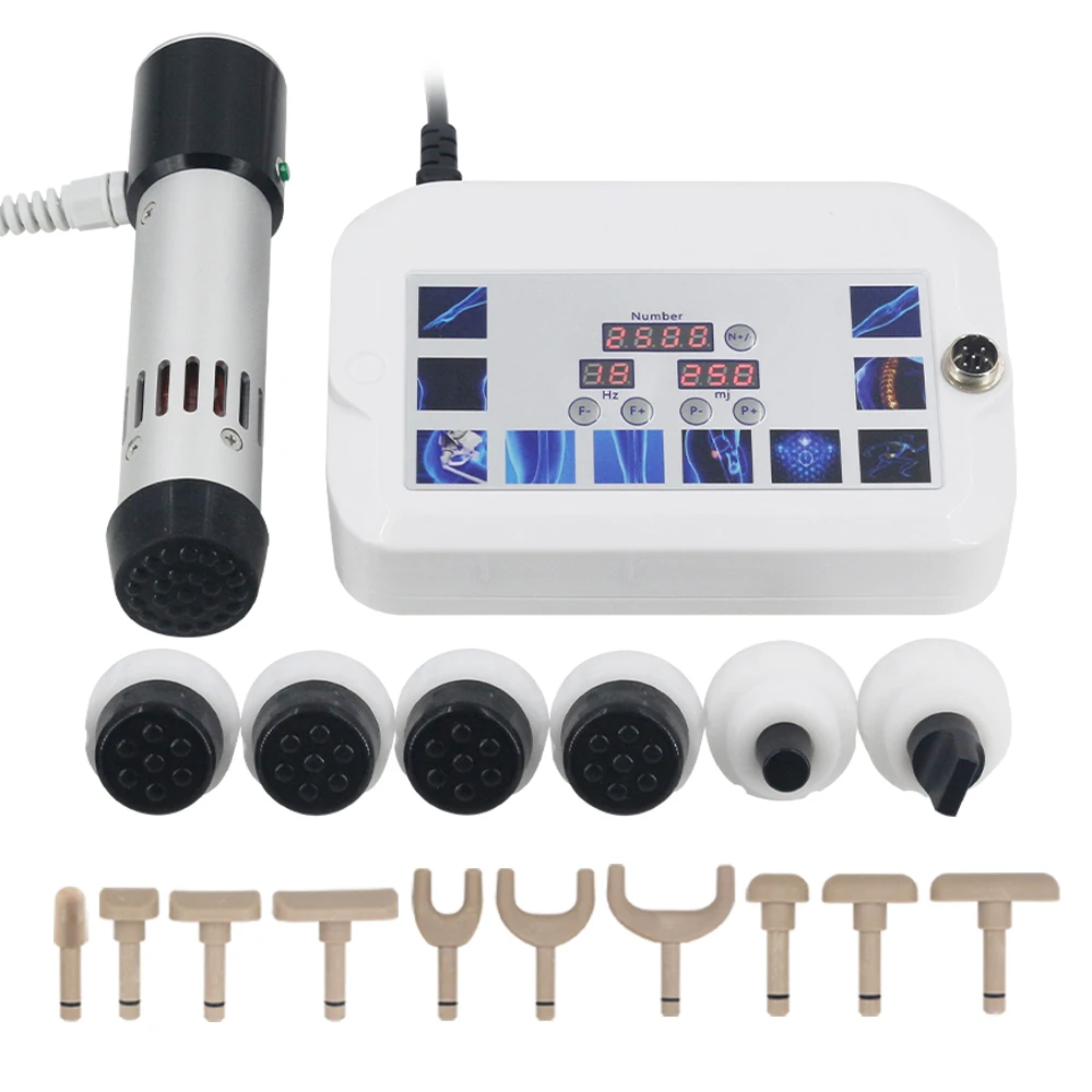 300mj Shock Wave Therapy Machine Tennis Elbow Pain Relief Muscle Massage Chiropractic Tool New Professional 2in1 Shockwave ﻿