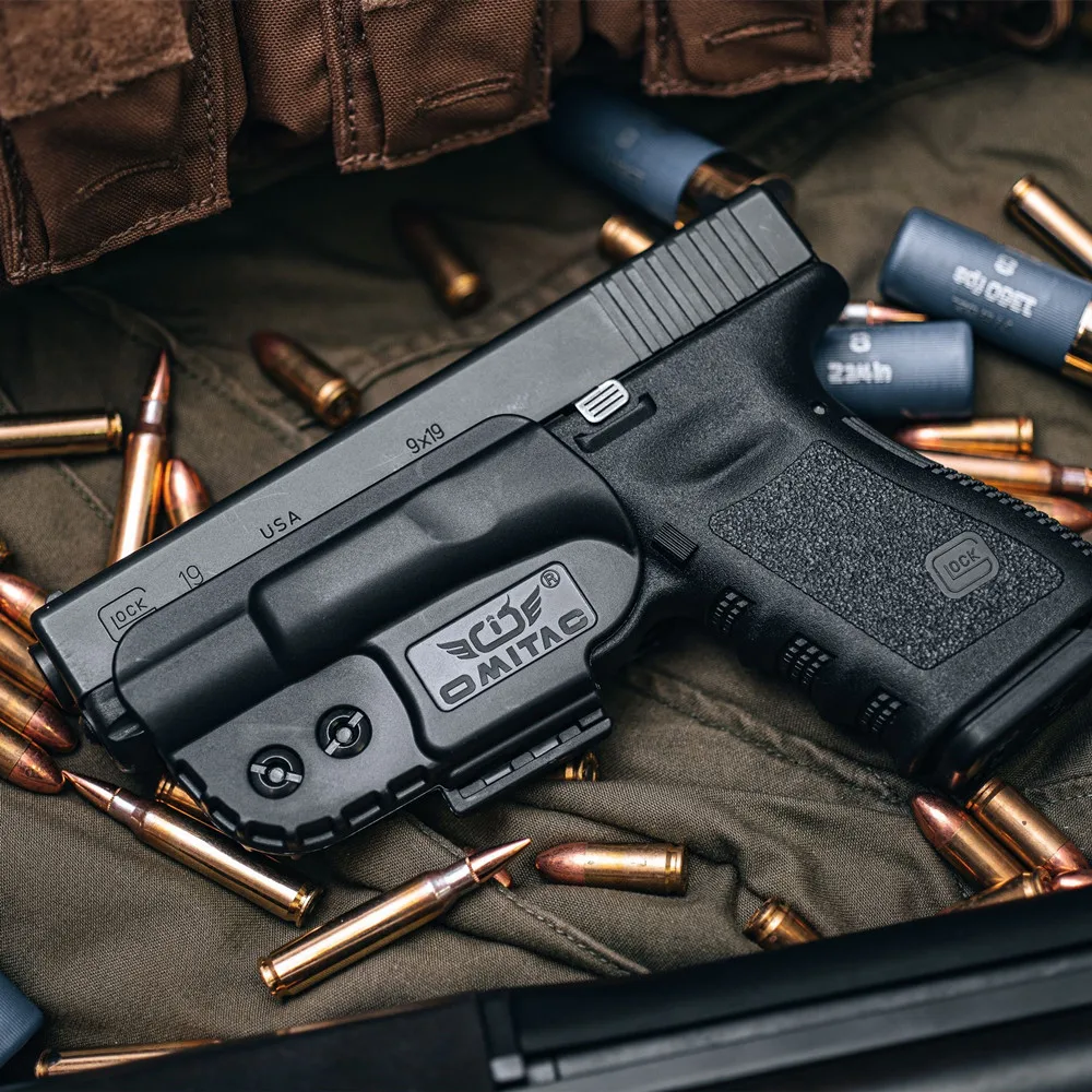حافظات حمل مخفية لـ Glock، 9 مم، G17، G19، g19x، G23، G26، G32، G34، حافظة IWB اليمنى