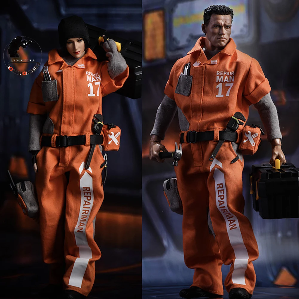 

Vstoys 1/6 Scale Male/Female Soldier Fashion Repairman Fireman Suit Clothes Model for 12'' Action Figure Doll Toys