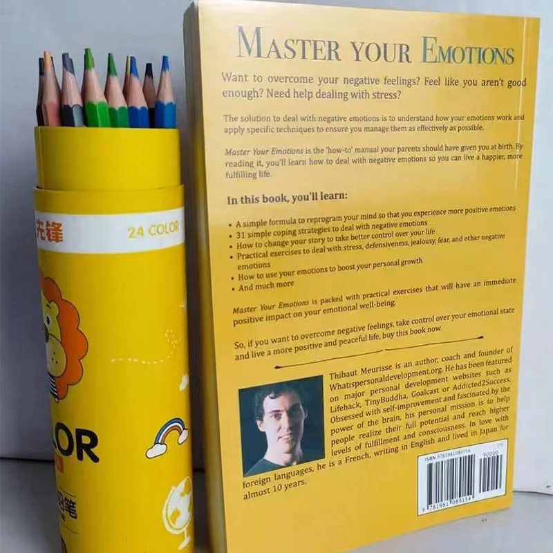 Master Your Emotions By Thibaut Meurisse Inspirational Literature Works To Control Emotions Novel Book