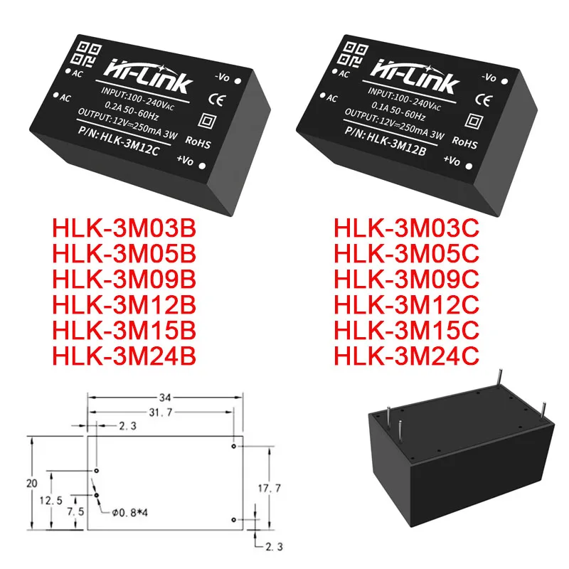 HLK-3M05B Low Cost …
