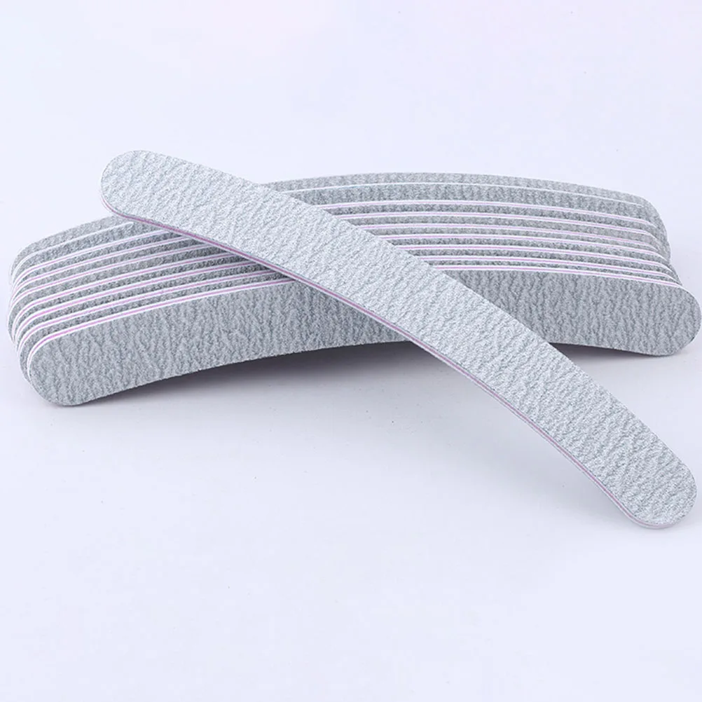 

10pcs Nail Files Double Sided Boards Manicure Grit Sturdy Nail Buffering Files Fine Sand Surface Home Salon Use Women Gift