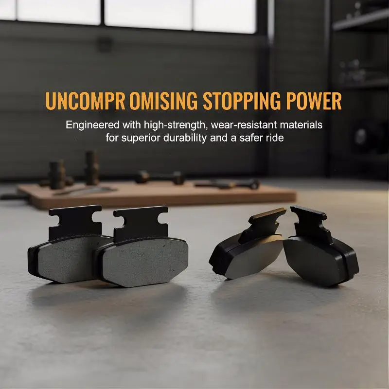 Motorcycle Universal Disc Brake Pads Kit Front Rear Replacement for 50cc Electric Scooter Long Life Maximum Safety view 3