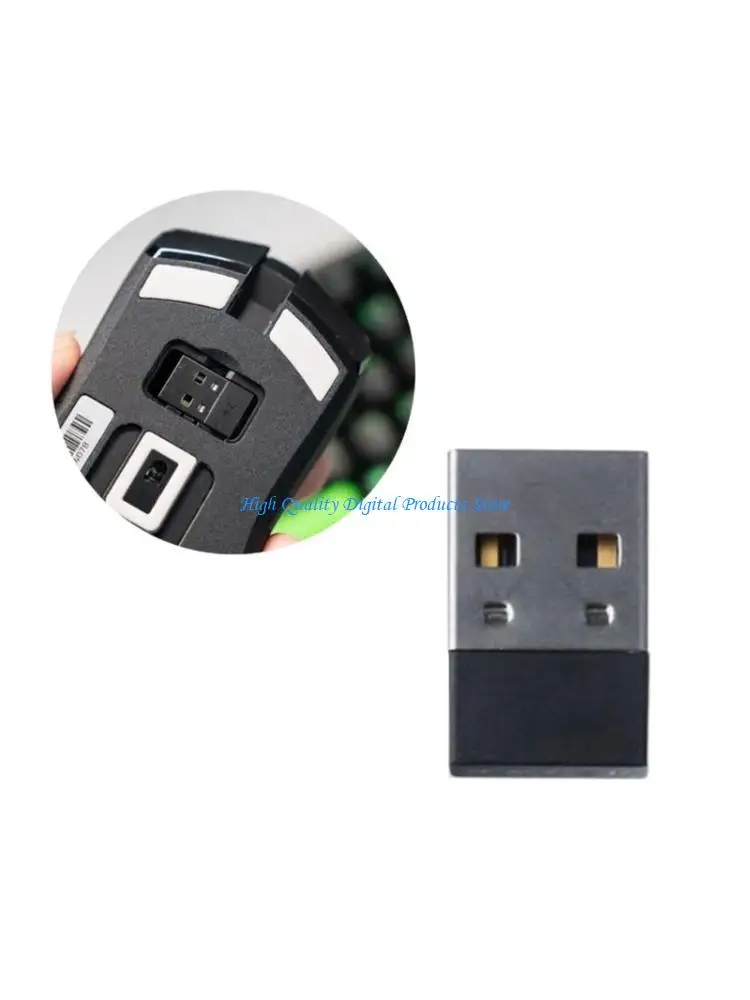 

U2JE Wireless Mouse USB Adapter 2.4Ghz Frequency Low Latency Plastic Metal Build