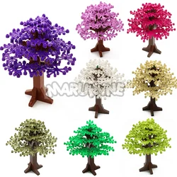 MARUMINE 90PCS Building Bricks Tree Sets Construction MOC Blocks Plant Natural City Street View Park Jungle Gift Toys for Kids