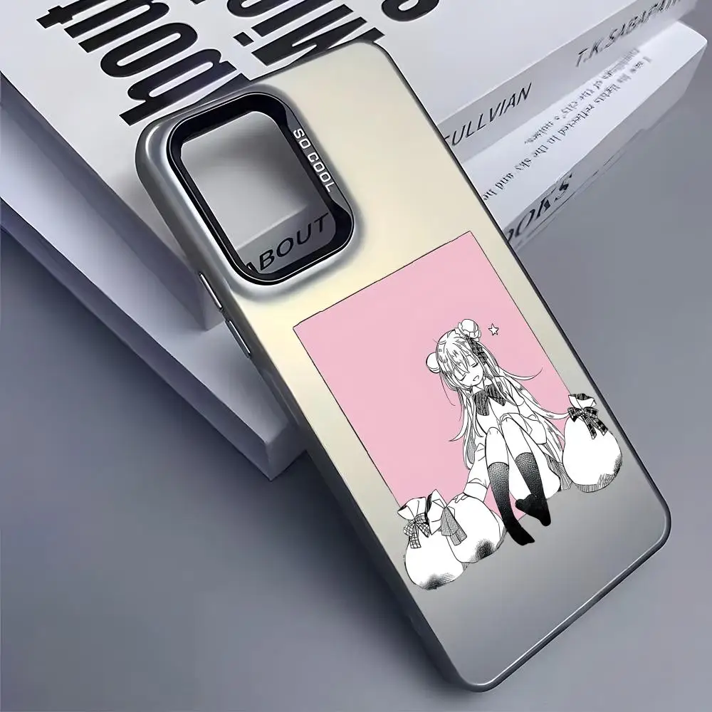 Coque de téléphone Happy sugar life, étui en Silicone coloré argenté pour Samsung Galaxy S25 Edge S24 S23 S22 S21 S20 Ultra Funda