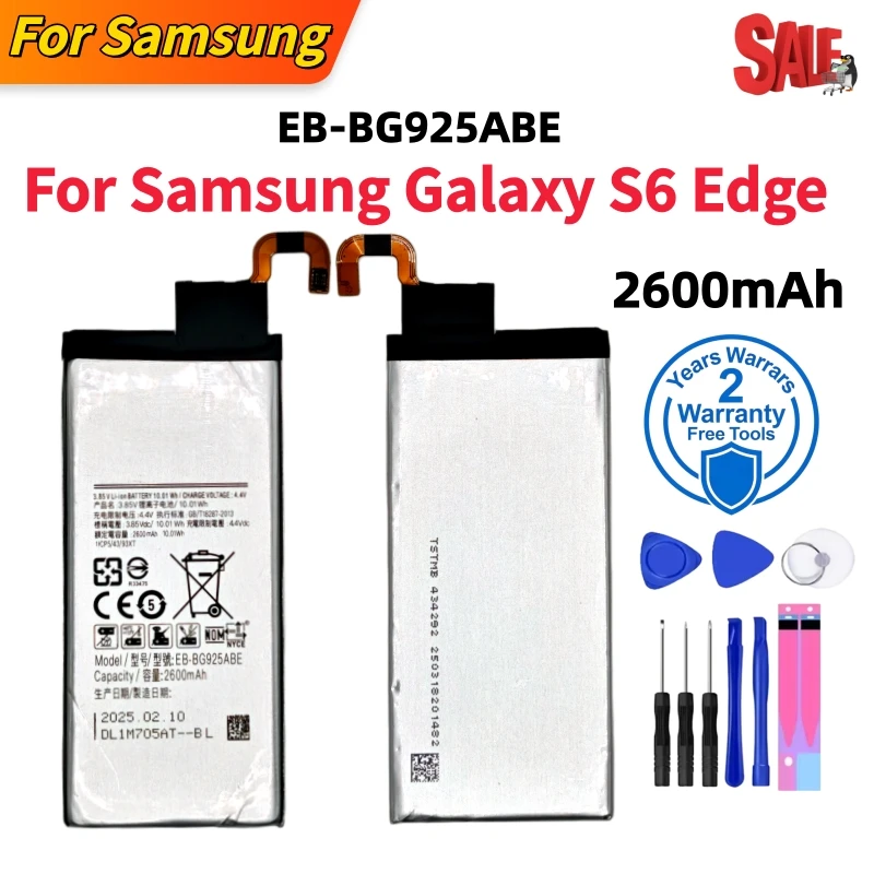 EB-BG920ABE BG925ABE BG935ABE BG960ABE BG965ABE Battery For Samsung Galaxy S6 Edge S7 Edge S9 S9 PLUS G9200